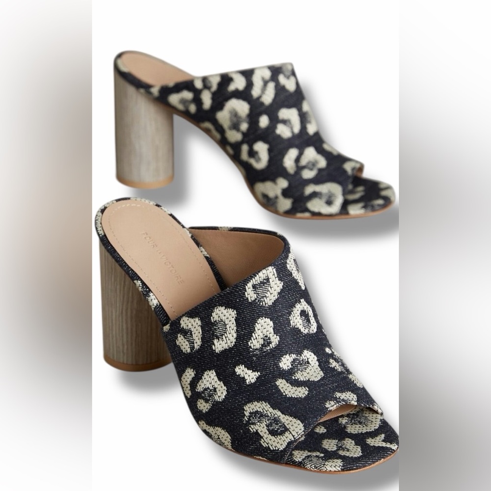 💗 Anthropologie Helena Mule Slides Circular Heel 9.5